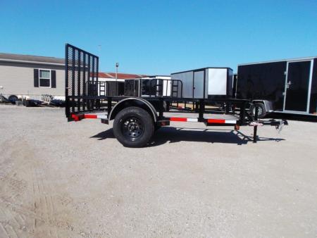 New 2026 Longhorn Trailers 5x10 Utility Trailer / 4ft Heavy Duty Ramp Gate