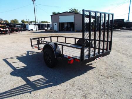 New 2026 Longhorn Trailers 5x10 Utility Trailer / 4ft Heavy Duty Ramp Gate