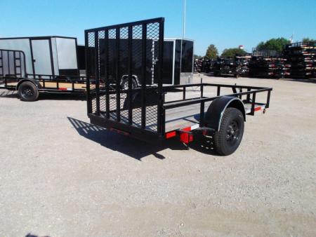 New 2026 Longhorn Trailers 5x10 Utility Trailer / 4ft Heavy Duty Ramp Gate