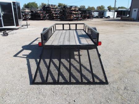 New 2026 Longhorn Trailers 5x10 Utility Trailer / 4ft Heavy Duty Ramp Gate