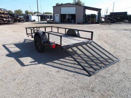 New 2026 Longhorn Trailers 5x10 Utility Trailer / 4ft Heavy Duty Ramp Gate