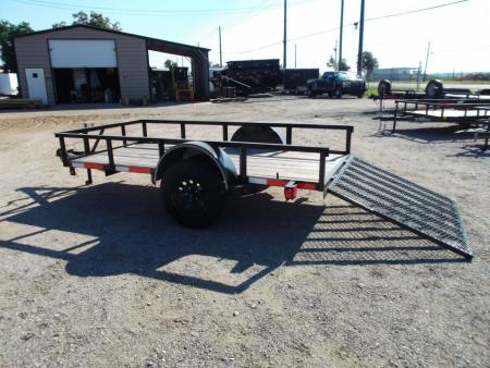 New 2026 Longhorn Trailers 5x10 Utility Trailer / 4ft Heavy Duty Ramp Gate