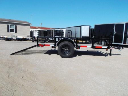 New 2026 Longhorn Trailers 5x10 Utility Trailer / 4ft Heavy Duty Ramp Gate