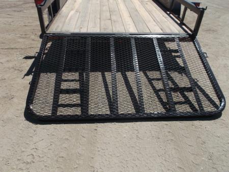 New 2027 J&C Trailers 83x16 Tandem Utility Trailer / Lowboy Trailer / 4ft Ramp Gate / 2" Bulldog Coupler