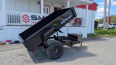 New 2027 BWise 5x8 Lo Pro Dump Trailer w/ 2" Coupler