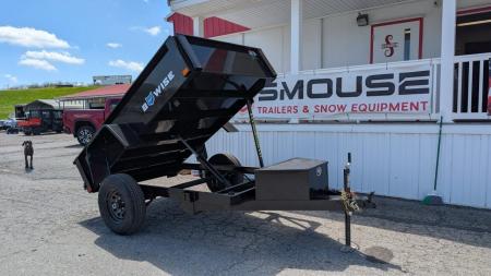 New 2027 BWise 5x8 Lo Pro Dump Trailer w/ 2  Coupler