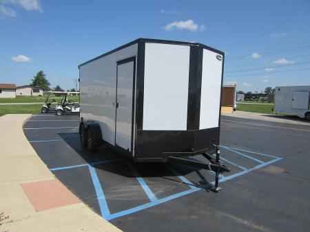 New 2026 ITI Cargo 7 x 16 KY-DX8416-070 Cargo / Enclosed Trailer 7K / Black Trim / Rear Flare