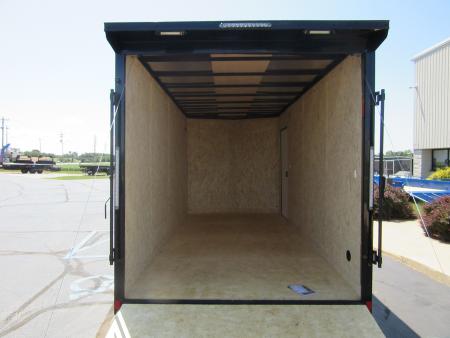 New 2026 ITI Cargo 7 x 16 KY-DX8416-070 Cargo / Enclosed Trailer 7K / Black Trim / Rear Flare