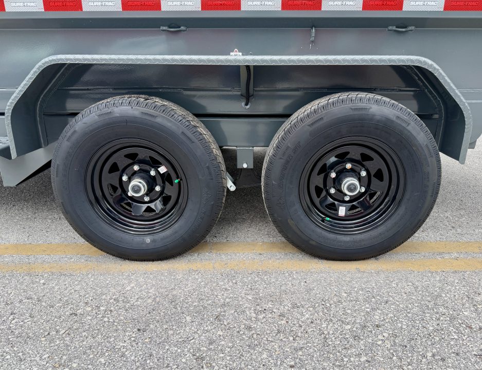 New 2026 Sure-Trac 6x12 10k Low Profile Single Ram Dump Trailer