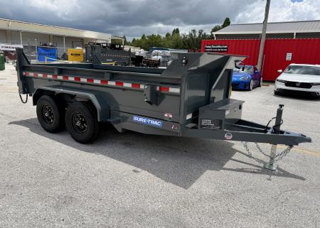 New 2026 Sure-Trac 6x12 10k Low Profile Single Ram Dump Trailer