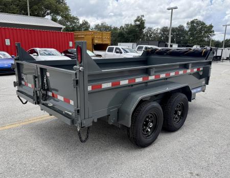 New 2026 Sure-Trac 6x12 10k Low Profile Single Ram Dump Trailer