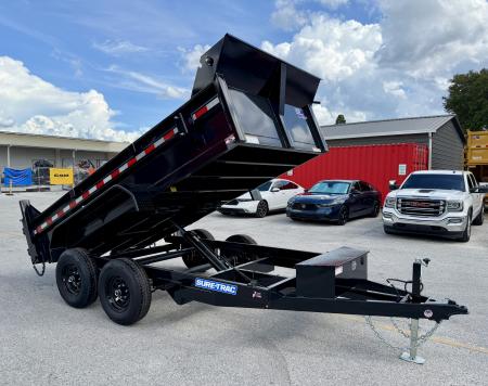 New 2026 Sure-Trac 6x12 10K Low Profile Single Ram Dump Trailer