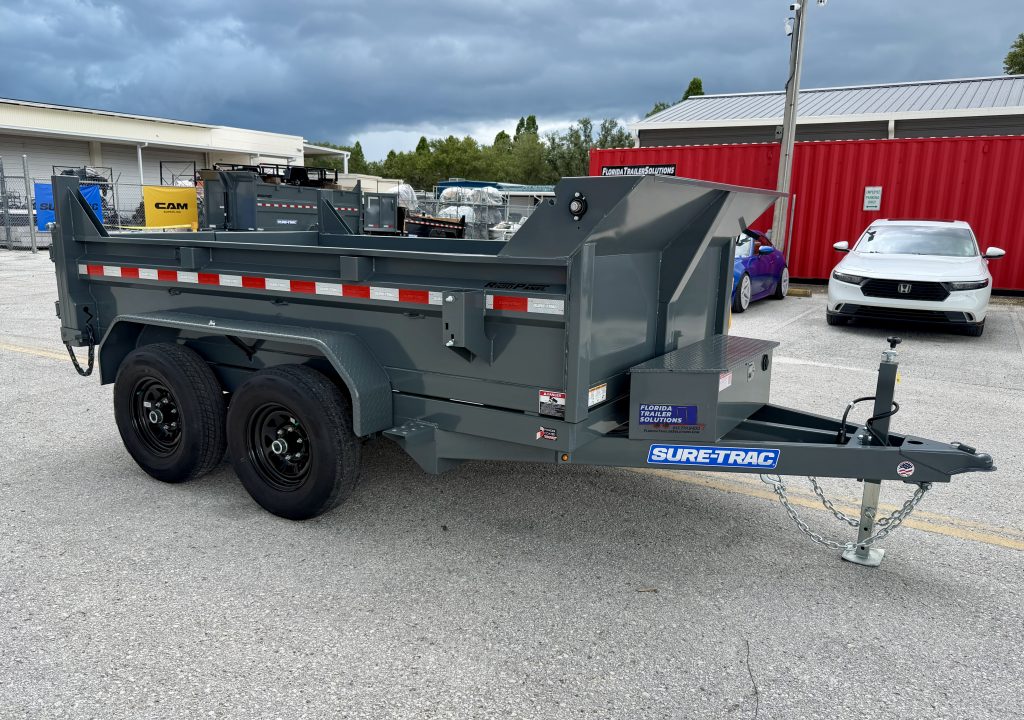 New 2026 Sure-Trac 6x10 10K Low Profile Single Ram Dump Trailer