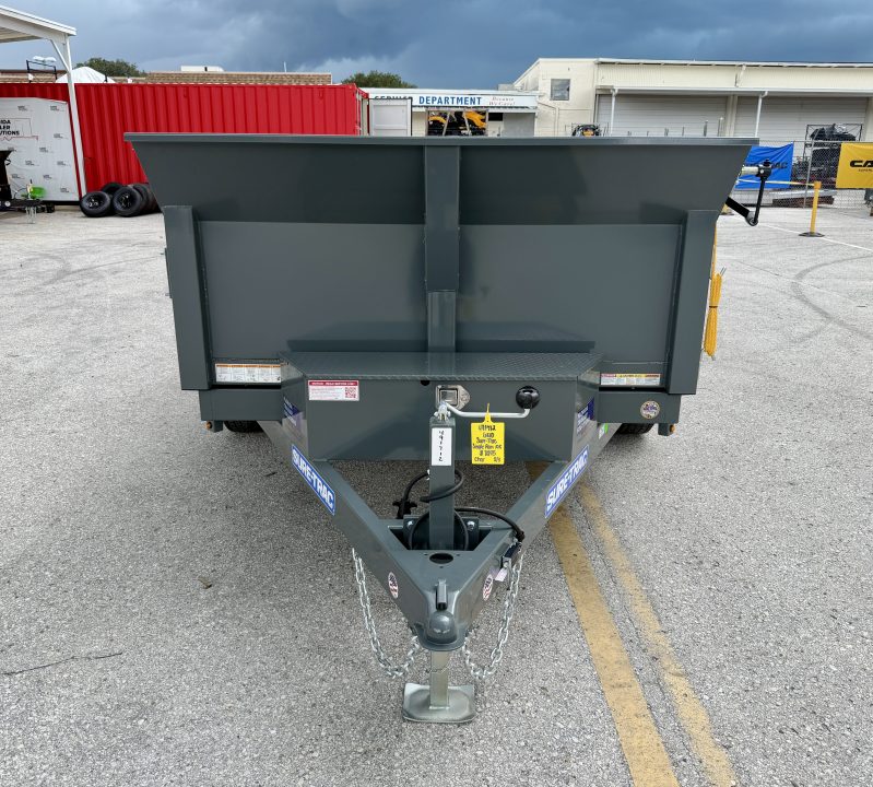 New 2026 Sure-Trac 6x10 10K Low Profile Single Ram Dump Trailer