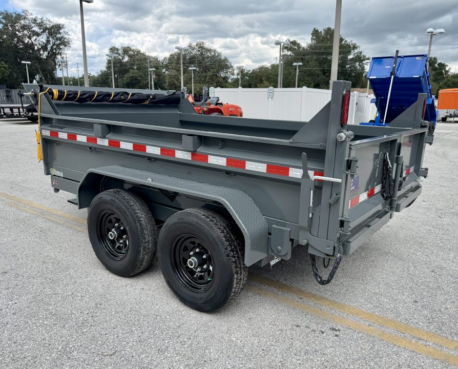 New 2026 Sure-Trac 6x10 10K Low Profile Single Ram Dump Trailer