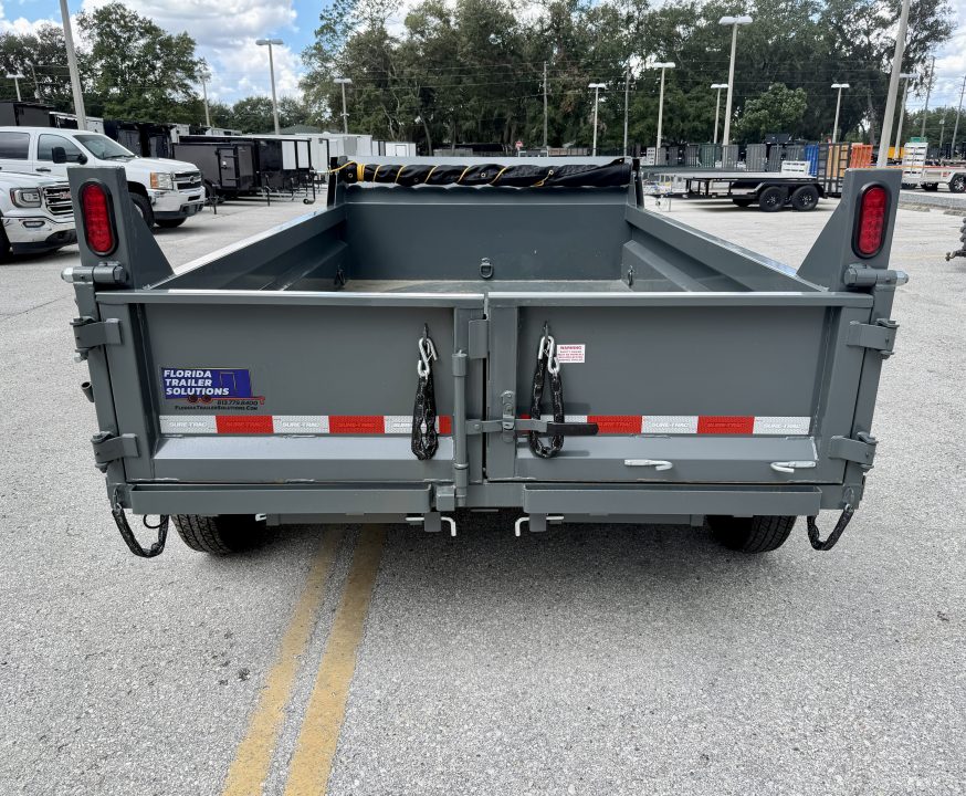 New 2026 Sure-Trac 6x10 10K Low Profile Single Ram Dump Trailer