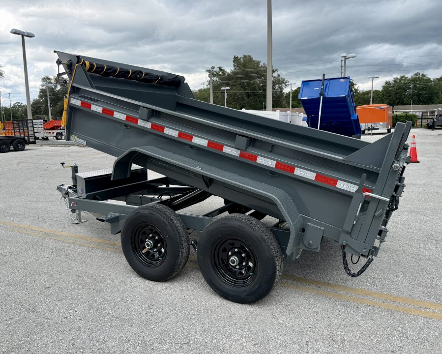 New 2026 Sure-Trac 6x10 10K Low Profile Single Ram Dump Trailer