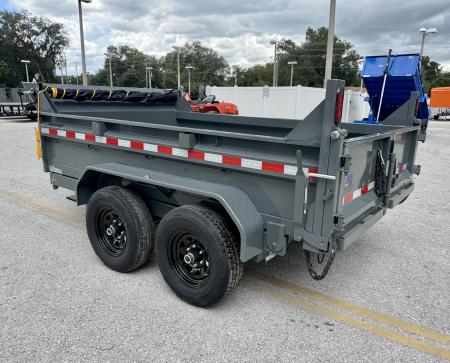 New 2026 Sure-Trac 6x10 10K Low Profile Single Ram Dump Trailer