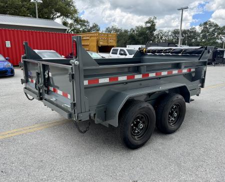 New 2026 Sure-Trac 6x10 10K Low Profile Single Ram Dump Trailer