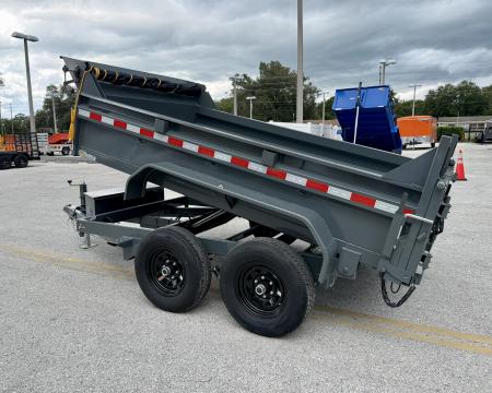 New 2026 Sure-Trac 6x10 10K Low Profile Single Ram Dump Trailer