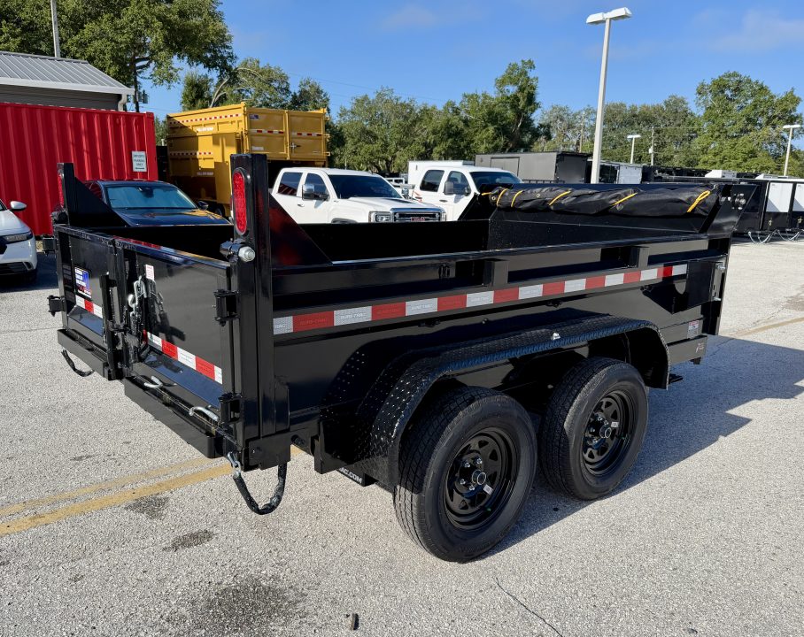 New 2026 Sure-Trac 6x10 7K Low Profile Single Ram Dump Trailer