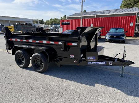 New 2026 Sure-Trac 6x10 7K Low Profile Single Ram Dump Trailer