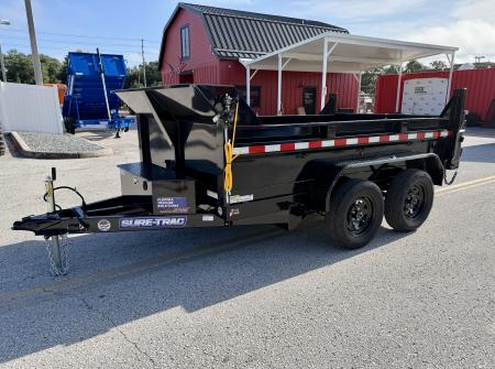 New 2026 Sure-Trac 6x10 7K Low Profile Single Ram Dump Trailer