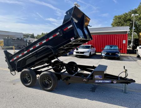 New 2026 Sure-Trac 6x10 7K Low Profile Single Ram Dump Trailer