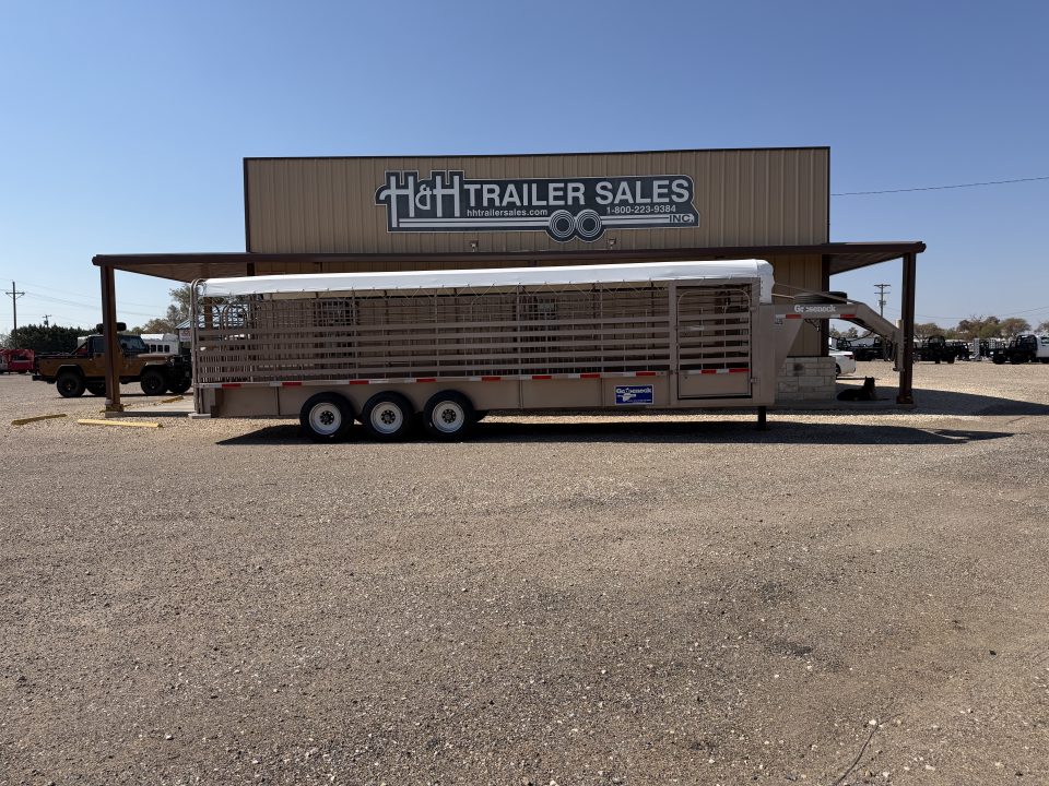 New 2026 Gooseneck Trailer MFG STEEL STOCK Stock / Stock Combo Trailer