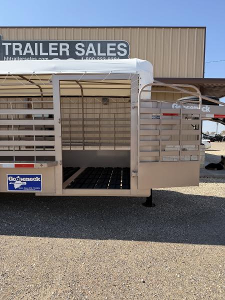 New 2026 Gooseneck Trailer MFG STEEL STOCK Stock / Stock Combo Trailer