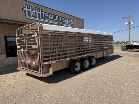 New 2026 Gooseneck Trailer MFG STEEL STOCK Stock / Stock Combo Trailer