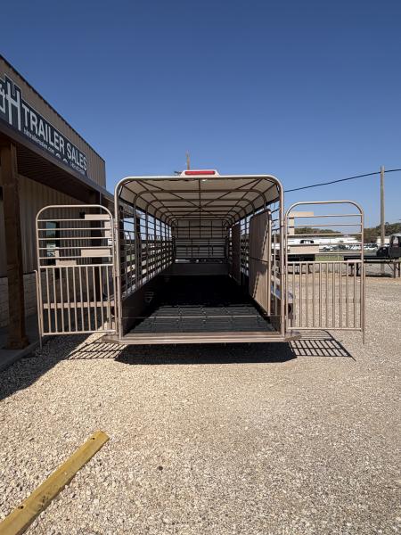 New 2026 Gooseneck Trailer MFG STEEL STOCK Stock / Stock Combo Trailer