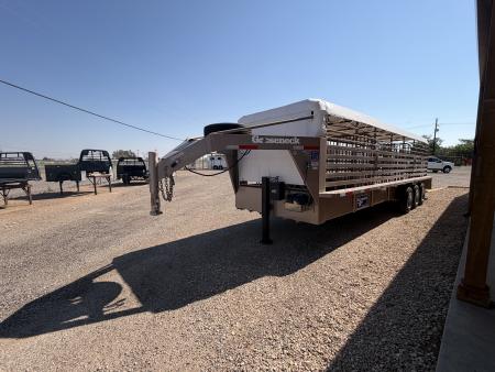 New 2026 Gooseneck Trailer MFG STEEL STOCK Stock / Stock Combo Trailer