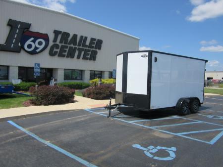 New 2026 ITI Cargo 7 x 14 KY-DX8414-070 Cargo / Enclosed Trailer 7K / Black Trim / Rear Flare