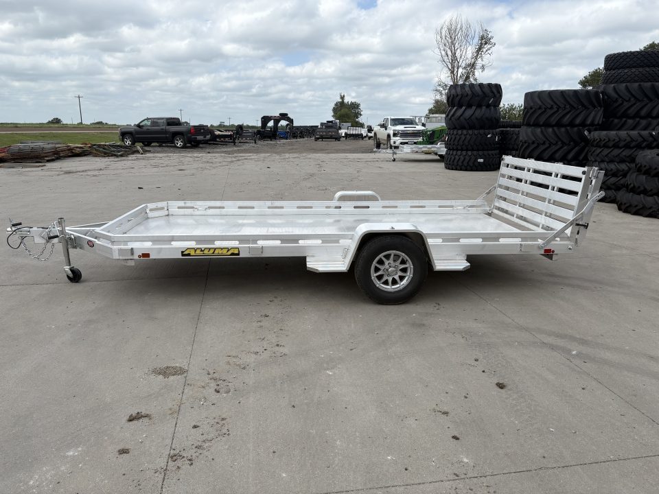 New 2027 Aluma 7814S-BT Utility Trailer