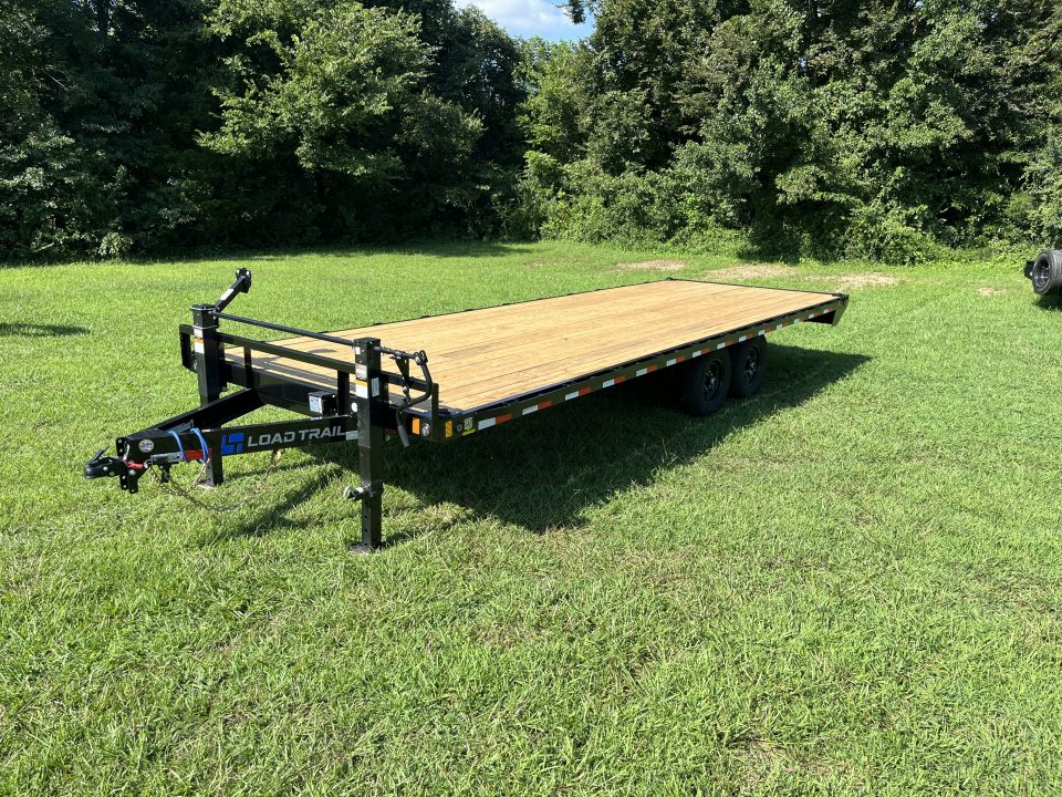 New 2027 Load Trail TANDEM DECK OVER PINTLE W/ SLIDE IN RAMPS/ 102X24