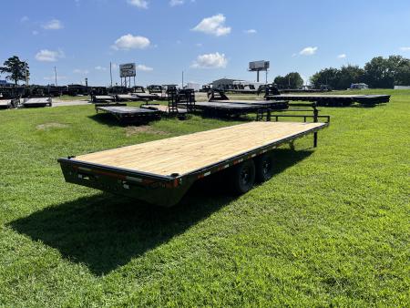 New 2027 Load Trail TANDEM DECK OVER PINTLE W/ SLIDE IN RAMPS/ 102X24