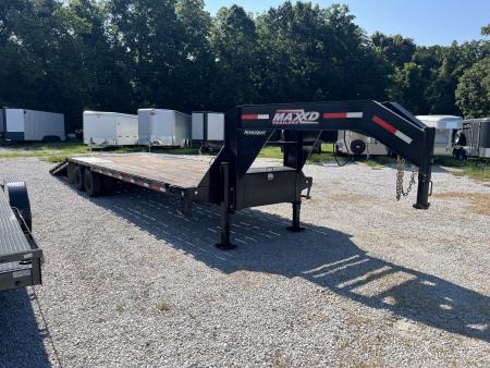 Used 2020 MAXX-D 24K TANDEM DUAL GN 10FT HYDROTAIL / HYDRO JACKS & TORQUE TUBE/ 102X32