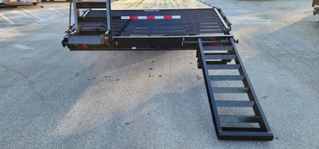New 8.5 x 22 (18+4) Sure-Trac Deckover w/Beavertail Equipment Trailer 15k