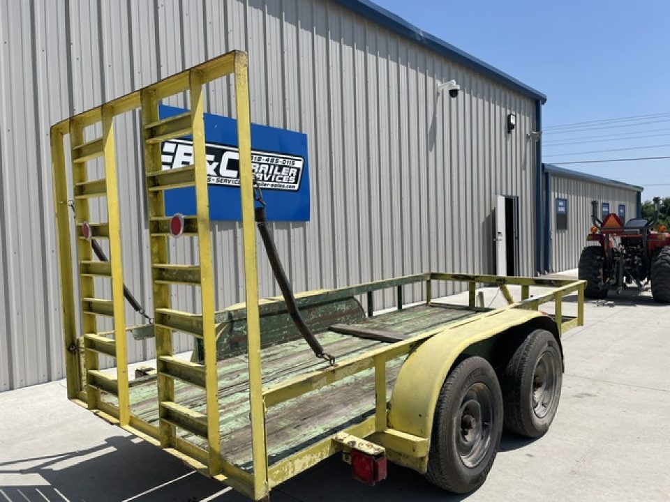 Used 2000 Other 5X12 (2) TANDEM 3500LB AXLES UTILTY W/5' GATE