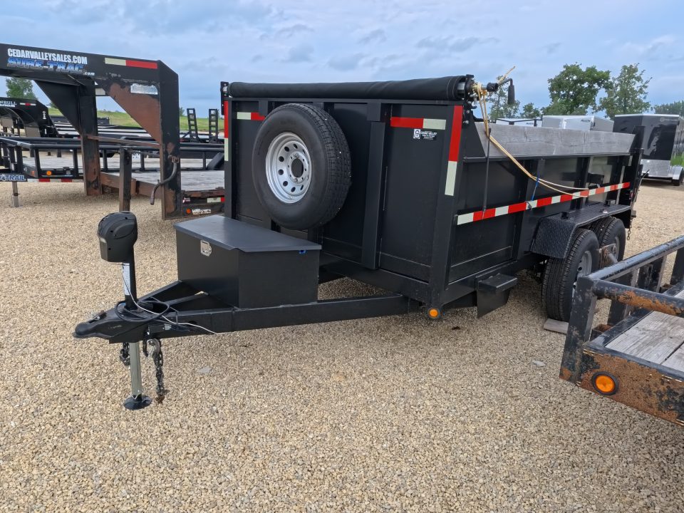 Used 2007 Chubbs 83 x 14 Dump Trailer with 14K GVWR - NEW 235/80 R16 Tires