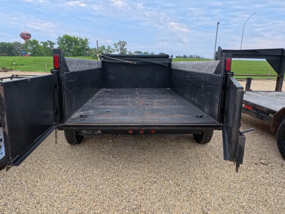 Used 2007 Chubbs 83 x 14 Dump Trailer with 14K GVWR - NEW 235/80 R16 Tires