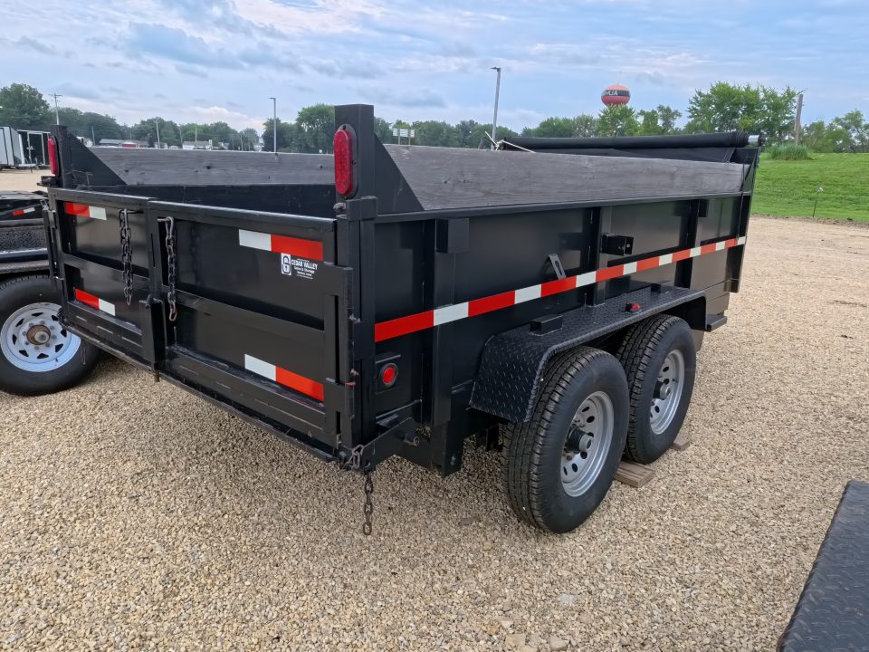 Used 2007 Chubbs 83 x 14 Dump Trailer with 14K GVWR - NEW 235/80 R16 Tires