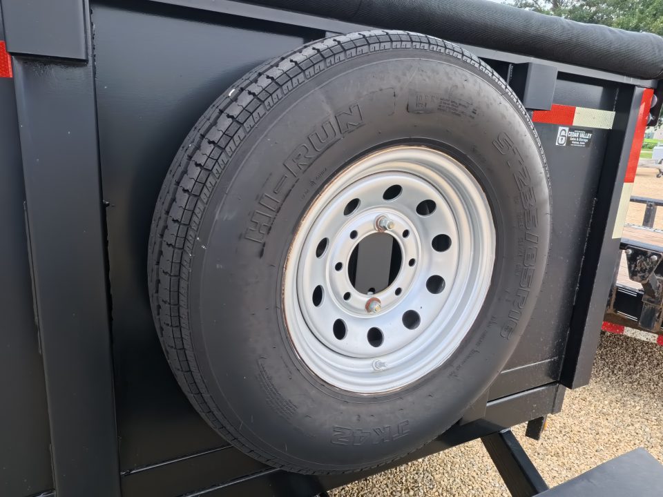 Used 2007 Chubbs 83 x 14 Dump Trailer with 14K GVWR - NEW 235/80 R16 Tires