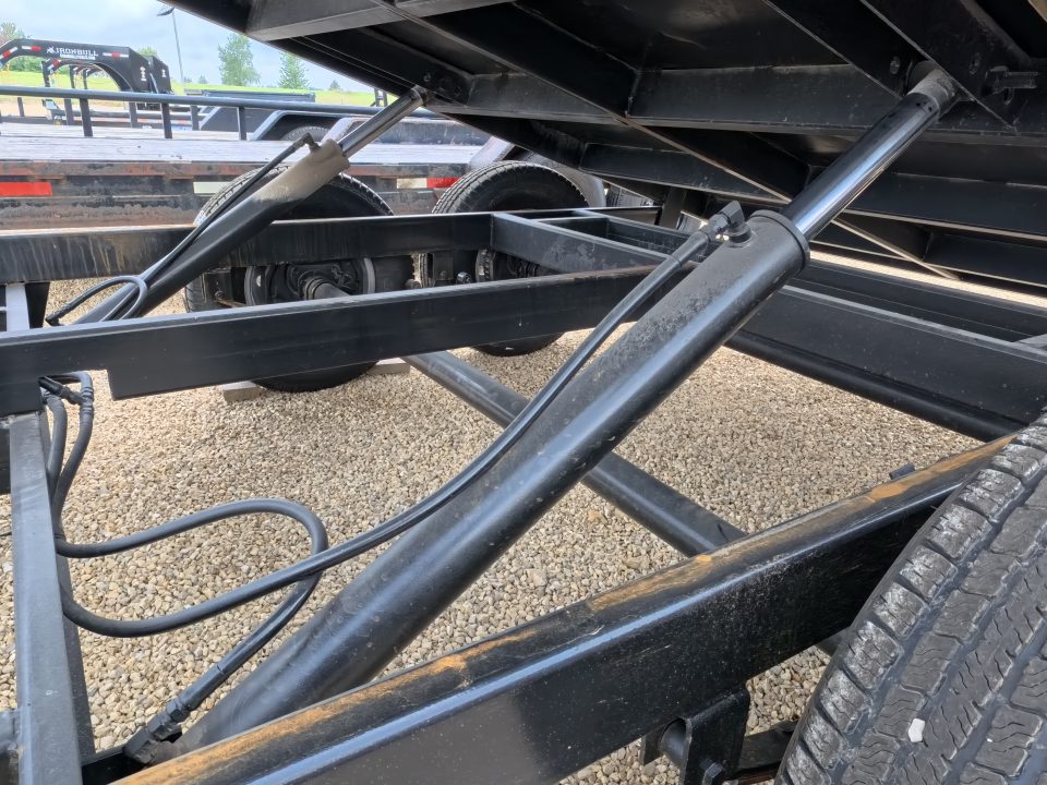 Used 2007 Chubbs 83 x 14 Dump Trailer with 14K GVWR - NEW 235/80 R16 Tires