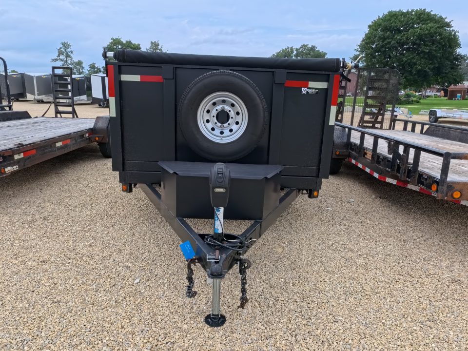 Used 2007 Chubbs 83 x 14 Dump Trailer with 14K GVWR - NEW 235/80 R16 Tires