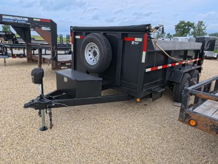 Used 2007 Chubbs 83 x 14 Dump Trailer with 14K GVWR - NEW 235/80 R16 Tires