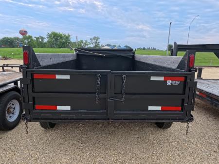 Used 2007 Chubbs 83 x 14 Dump Trailer with 14K GVWR - NEW 235/80 R16 Tires