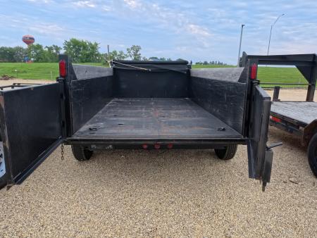 Used 2007 Chubbs 83 x 14 Dump Trailer with 14K GVWR - NEW 235/80 R16 Tires