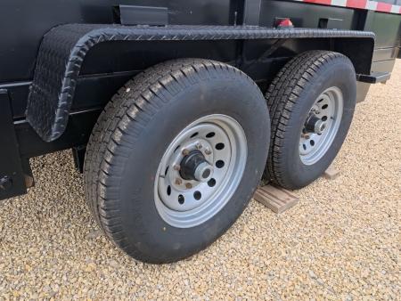 Used 2007 Chubbs 83 x 14 Dump Trailer with 14K GVWR - NEW 235/80 R16 Tires